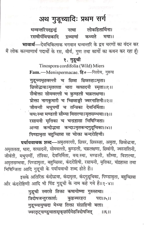 Dhanvantari Nighantu